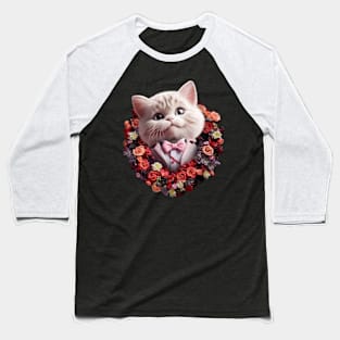 Cat Charm 8 Baseball T-Shirt